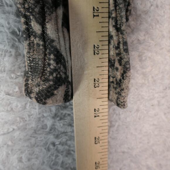 Wild Fable Sweater Wrap Womens XL Brown Snake Print V Neck Cropped Tie Waist - Picture 9 of 11